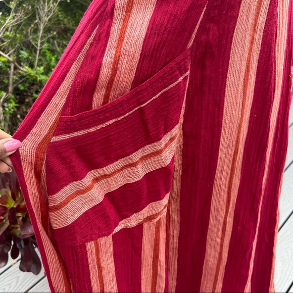 FREE PEOPLE Chante Cotton Crisscross Maxi Dress New With Tags Size Small - Picture 3 of 11